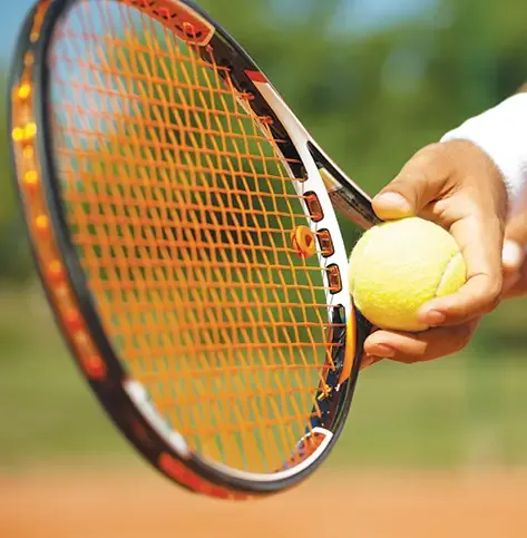 Brigade Barcelona — tennis courts on the eco-deck